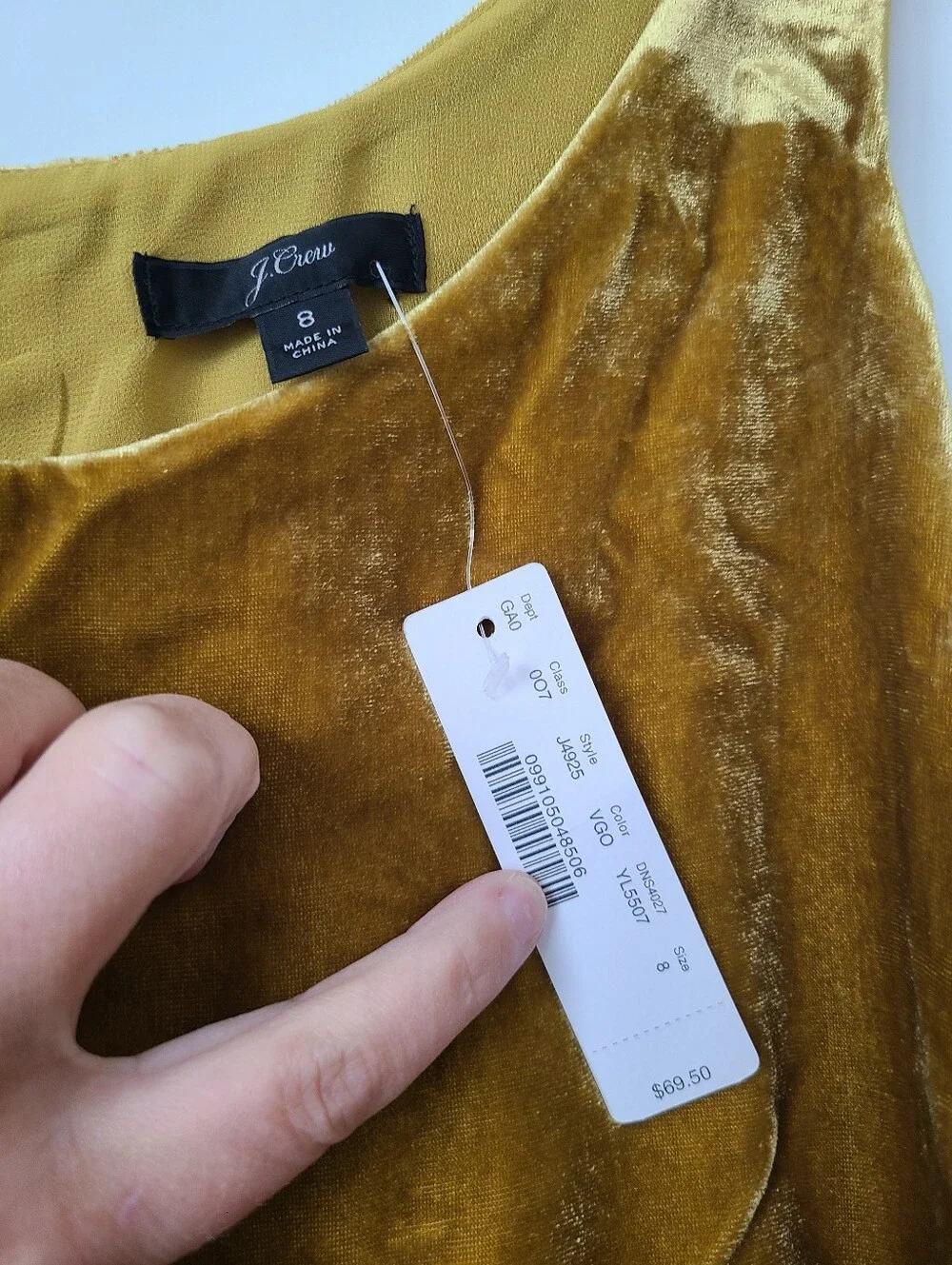 J. Crew beautiful golden